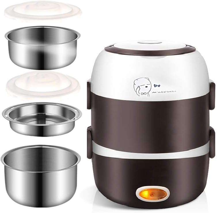 MealPro™ Electric Lunch Box with Mini Rice Cooker