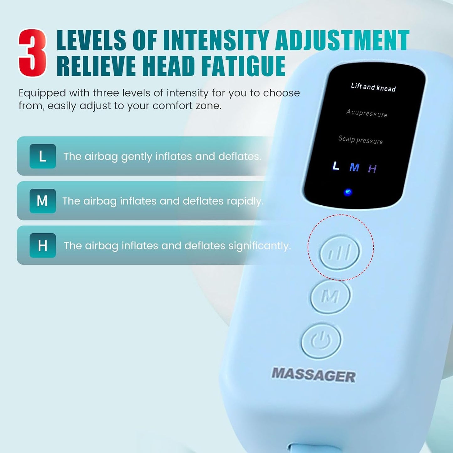 CalmiHead™ Electric Scalp Massager with Hot Compress