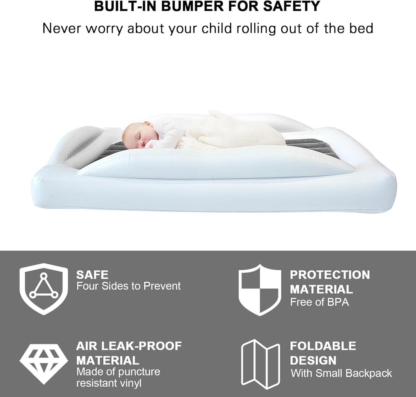 CloudNap™ Inflatable Toddler Travel Bed