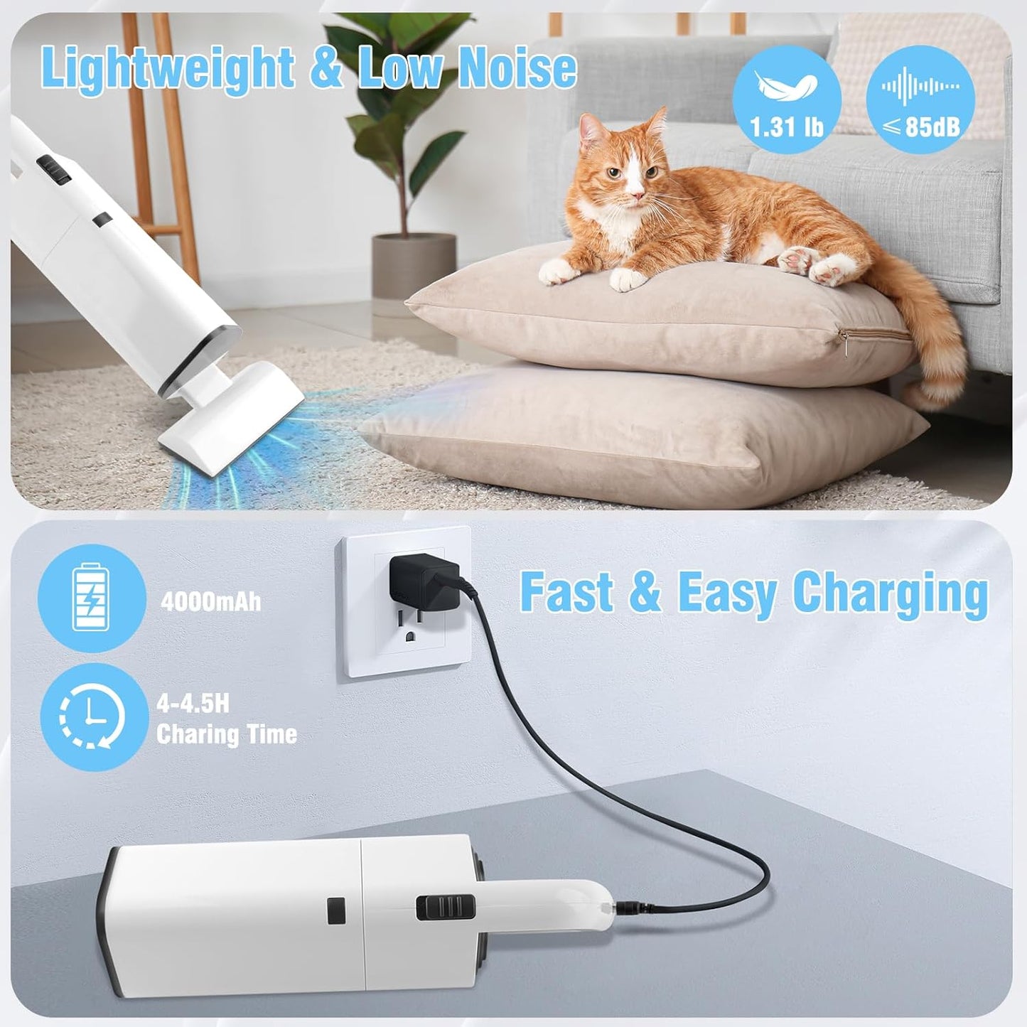 FurBlitz™ Cordless Handheld Vacuum