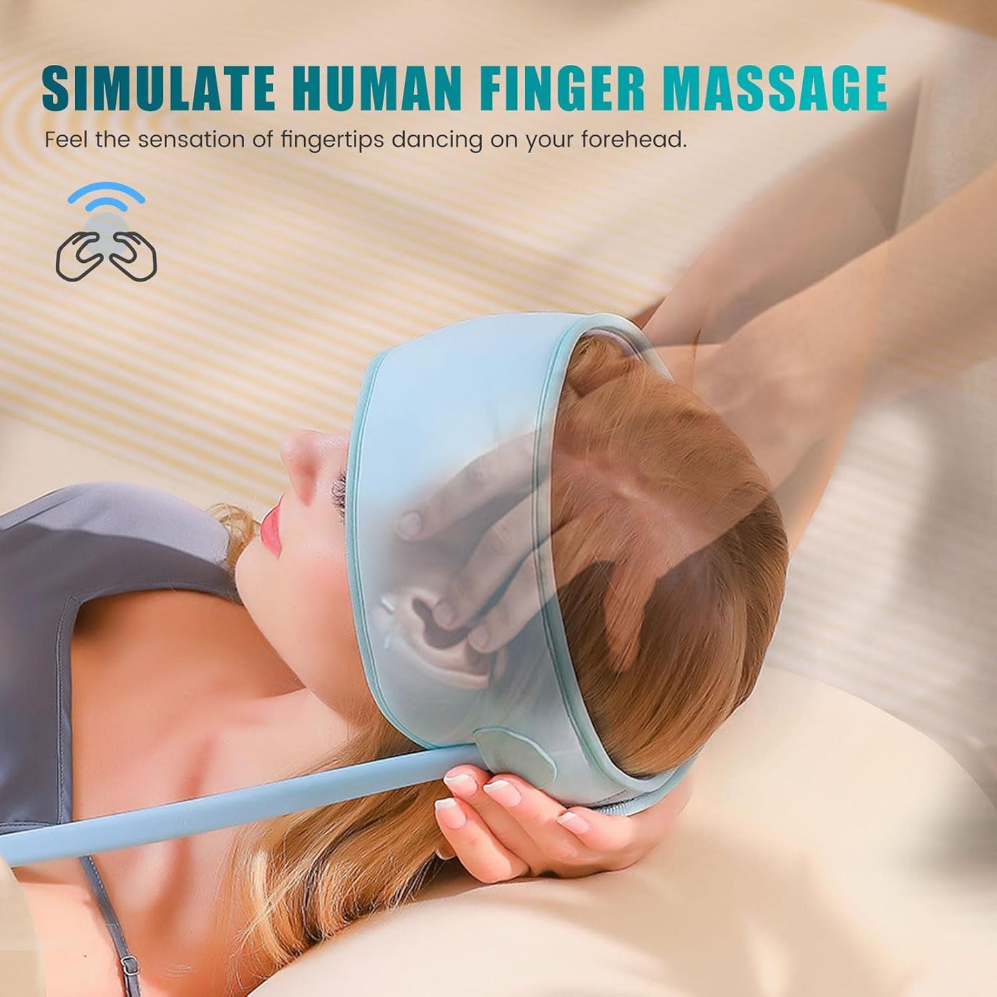 CalmiHead™ Electric Scalp Massager with Hot Compress