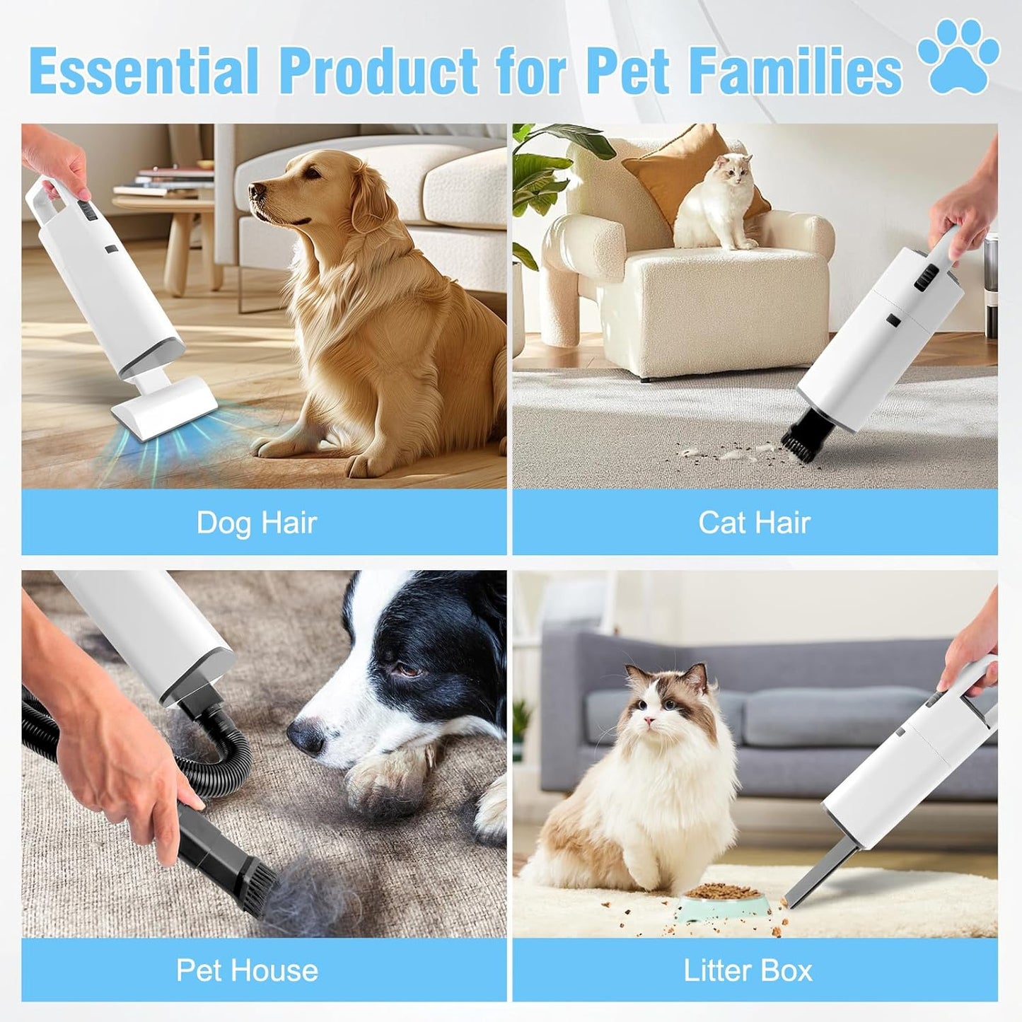 FurBlitz™ Cordless Handheld Vacuum