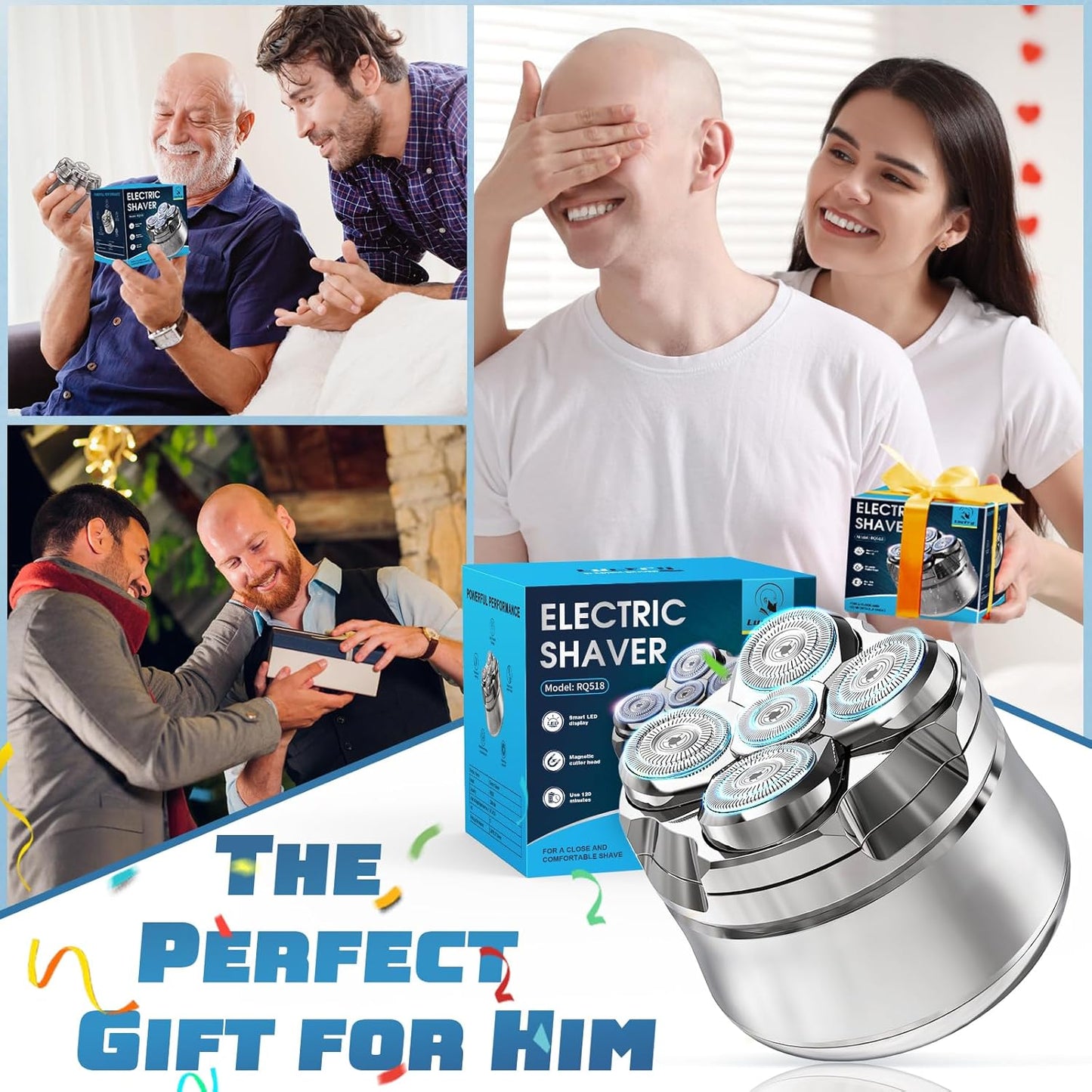BaldBoss™ Electric Head Razor