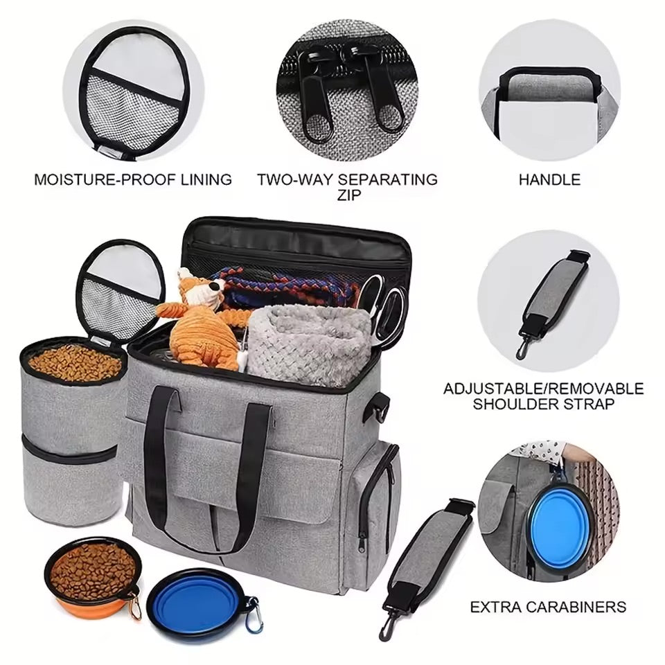 PetVoyage™ 6-in-1 Organizer Backpack for Easy Pet Travel
